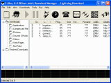 Main window of Lightning Download