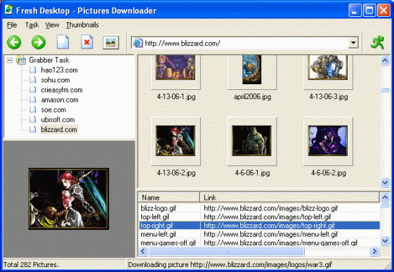 web picture downloader - Fresh Desktop
