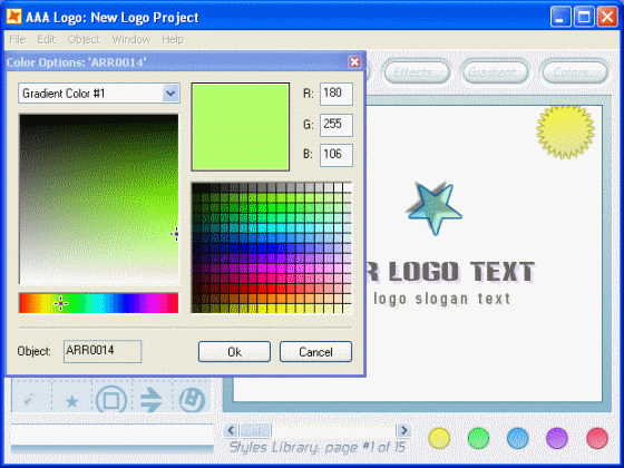 Color option