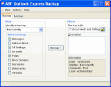 Backup - ABF Outlook Express Backup
