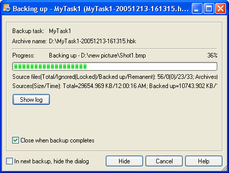 Backing up - Auto Backup