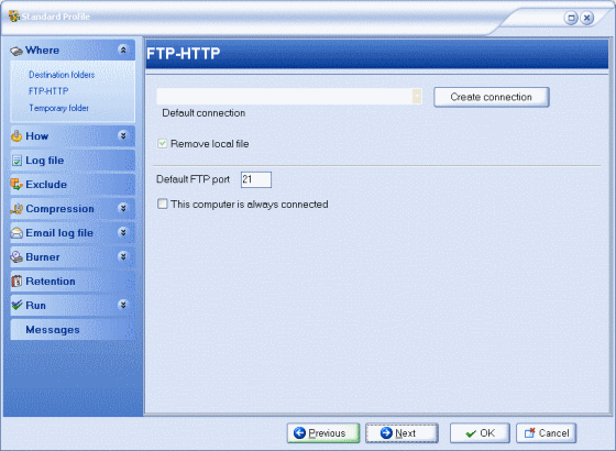 modify the internet preferences