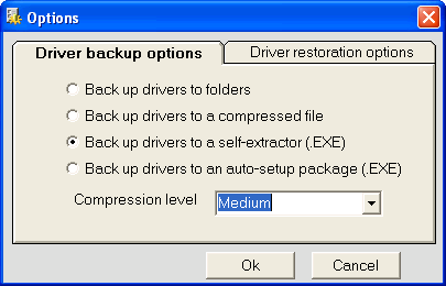driver backup and restore option - Driver Magician