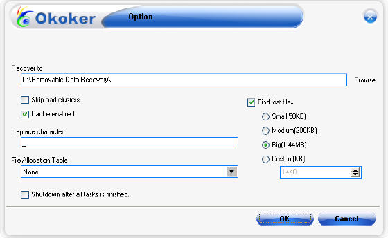 Okoker Removable Data Recovery
