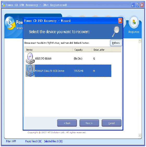 Power CD DVD Recovery