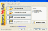Data recovery - Recover My Files