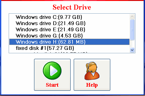 Select drive