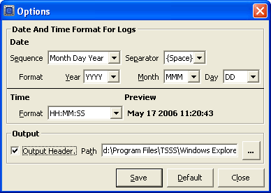 Windows Explorer Tracker