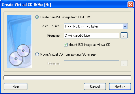 Create Virtual CD-ROM