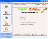 Main window of Super Utilities