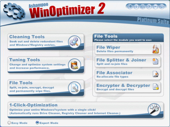 Select the module you want to use of File Tools