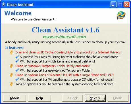 The Screenshot of Fast Cleaner Gold