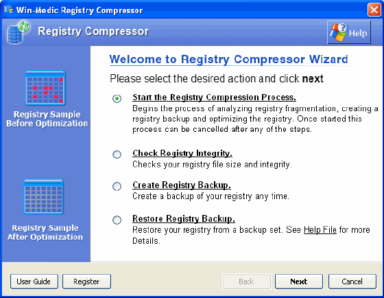 Wizard - Registry Compressor