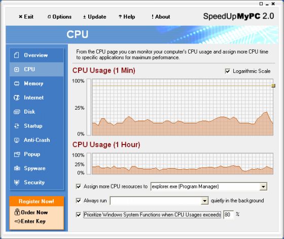 the CPU page