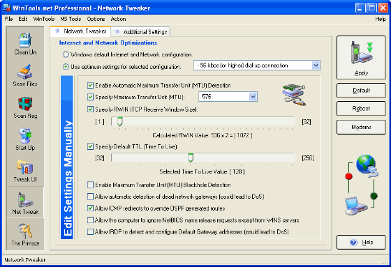 Network Tweaker