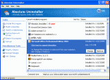 Main window of Absolute Uninstaller