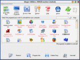 Main window of Magic Utilities 2005
