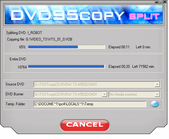 copy DVD to hard disk