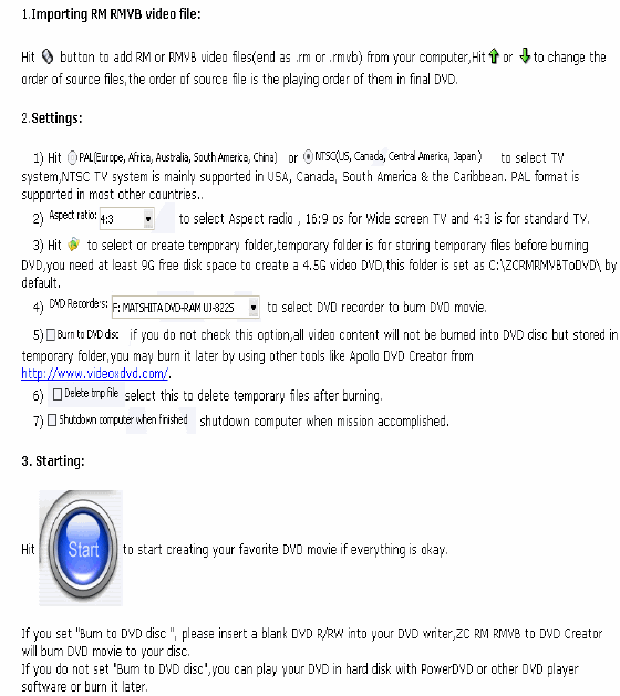ZC RM RMVB to DVD Creator