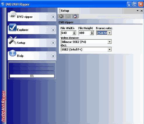 convert only clip from the DVD VOB to AVI MPEG...