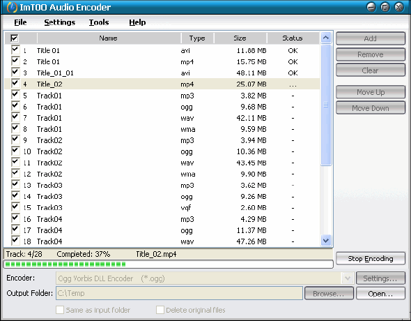 Audio Encoder - ImTOO Ripper Pack Platinum