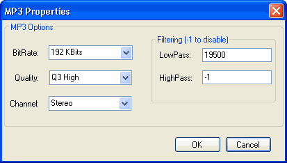 mp3 properties