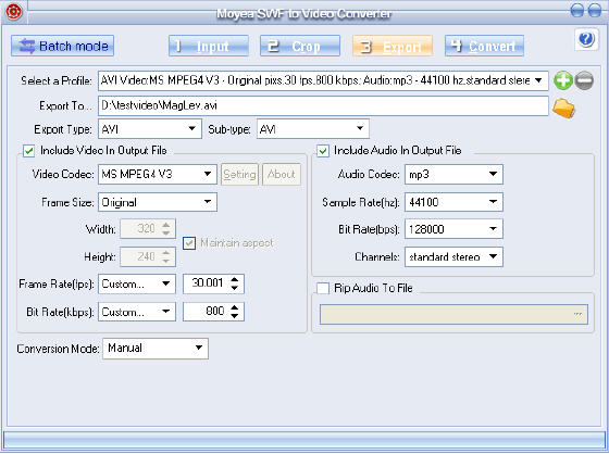 Moyea SWF to Video Converter