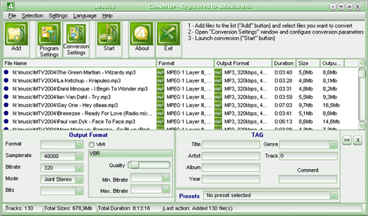 4Musics WMA to WAV Converter