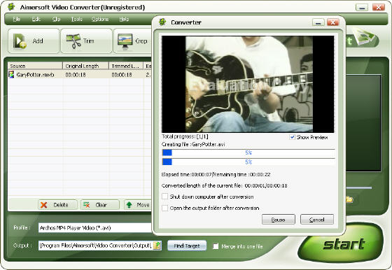 Aimersoft Video Converter