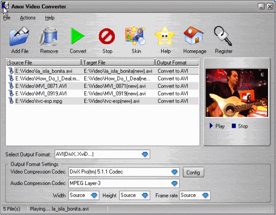 convert video - Amor Video Converter