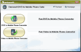Large screen of Daniusoft DVD to Mobile Phone Suite