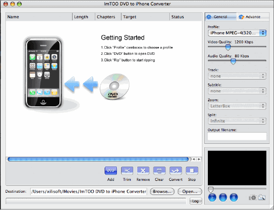 ImTOO DVD to iPhone Suite for Mac  