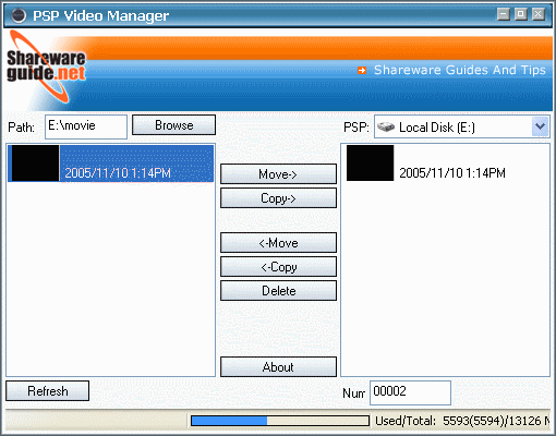 manage your psp files - ImTOO PSP Video Converter