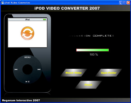 iPod Video Converter 2007
 - Options