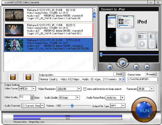 LUXE All to IPOD Video Converter