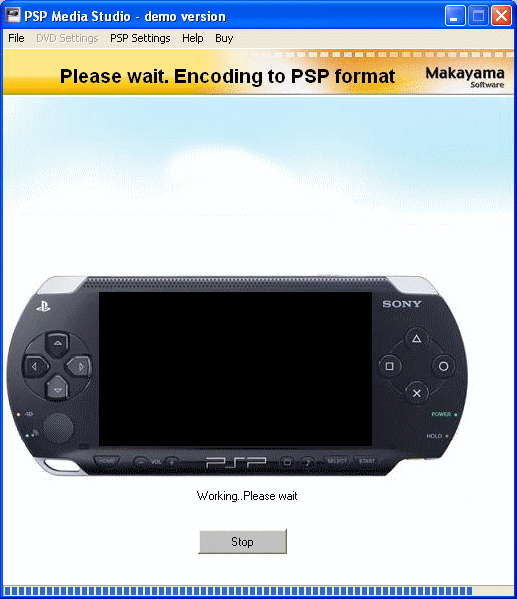 encoding to PSP format