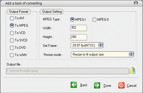 add a task of converting - Ultra WMV Converter