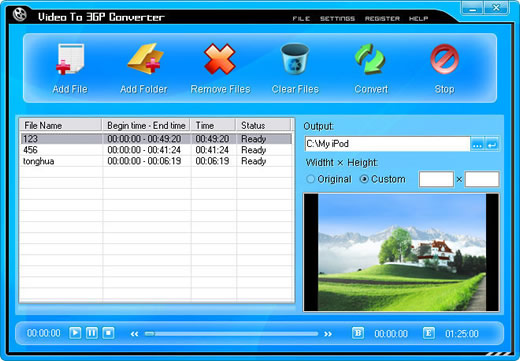 Video To 3GP Converter