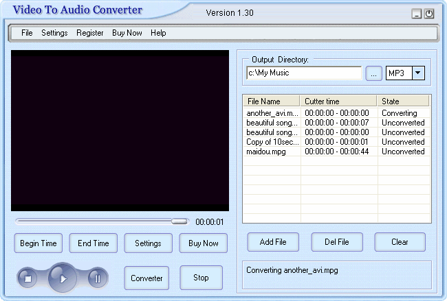 convert video - Crystal Video To Audio Converter