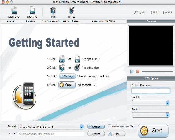 Wondershare DVD to iPhone Converter for MAC