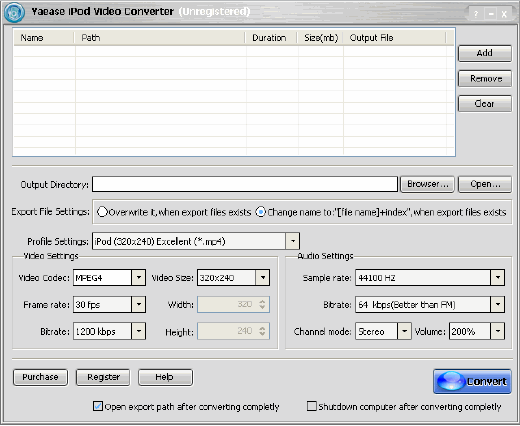 Yaease iPod Video Converter