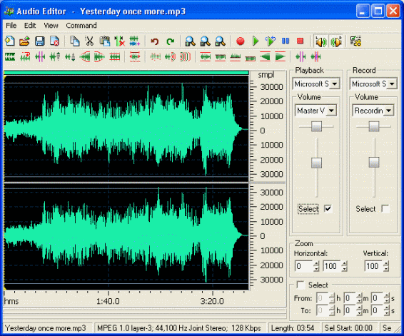 audio editor