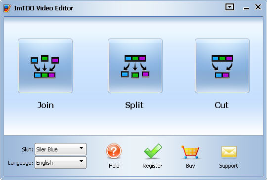 the main window of ImTOO Video Editor