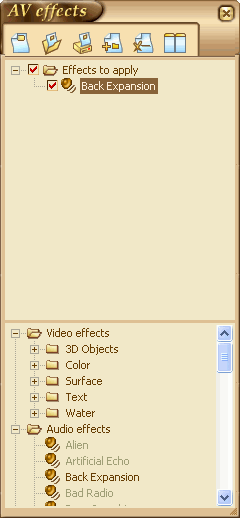 AV effects - AV DVD Player-Morpher Gold