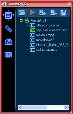 Playlist - BlazeDVD Pro