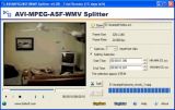 The Screenshot of AVI/MPEG/ASF/WMV Splitter