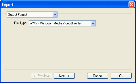 Screenshot - WMV Settings