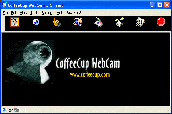 The Screenshot of CoffeeCup WebCam.