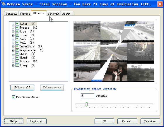 The Screenshot of Webcam Saver