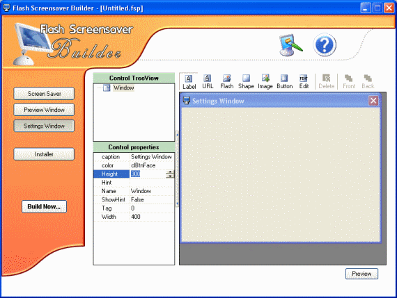 Screenshot - Setting Window